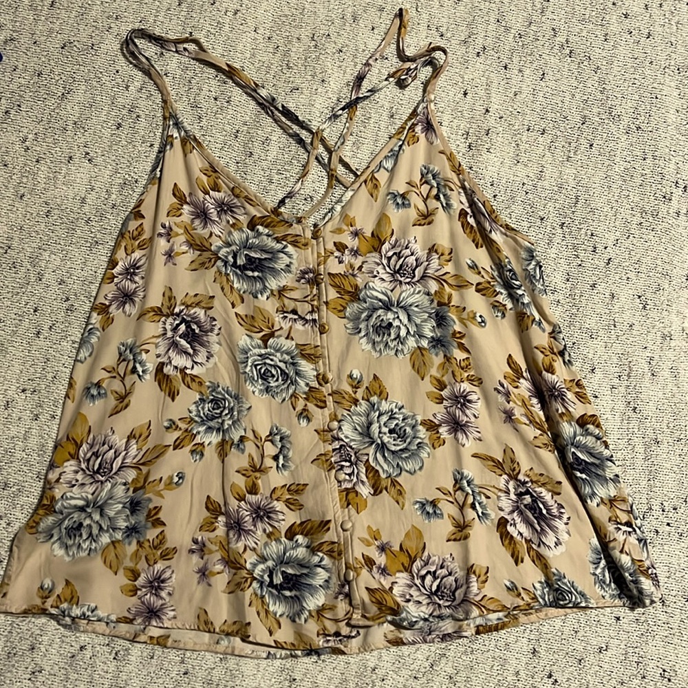 American Eagle floral tank top
